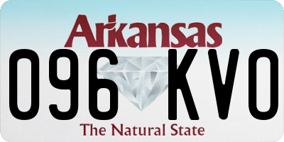 AR license plate 096KVO