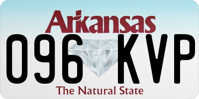 AR license plate 096KVP