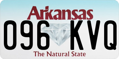 AR license plate 096KVQ