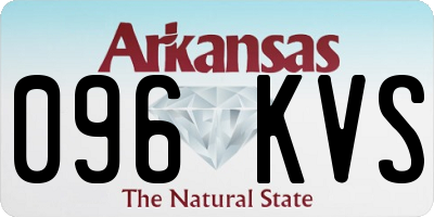 AR license plate 096KVS