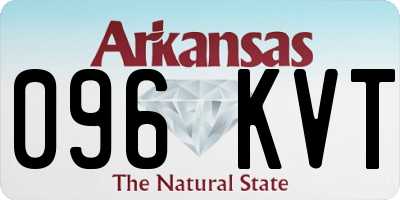 AR license plate 096KVT
