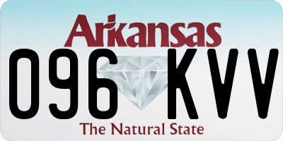 AR license plate 096KVV