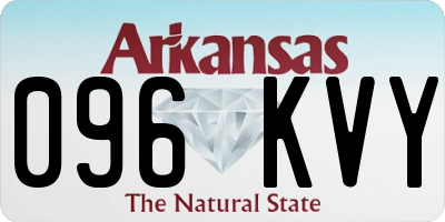 AR license plate 096KVY