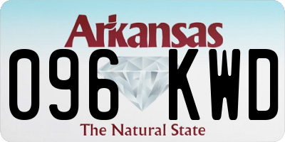 AR license plate 096KWD