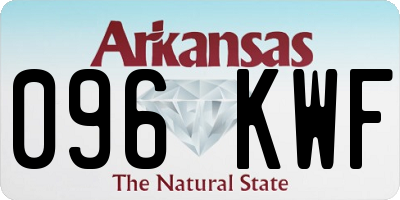 AR license plate 096KWF