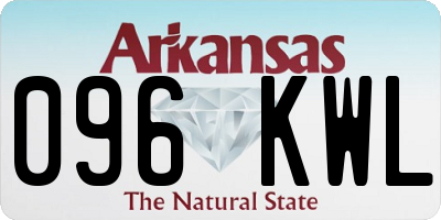 AR license plate 096KWL
