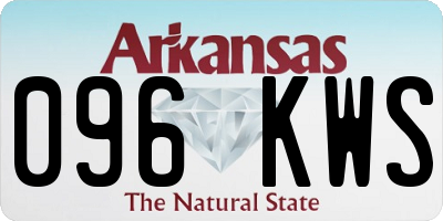 AR license plate 096KWS