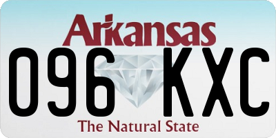 AR license plate 096KXC