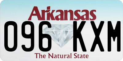 AR license plate 096KXM