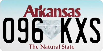 AR license plate 096KXS