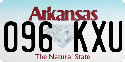 AR license plate 096KXU