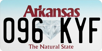 AR license plate 096KYF