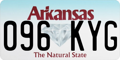 AR license plate 096KYG