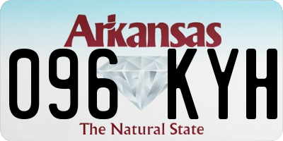 AR license plate 096KYH