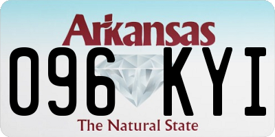 AR license plate 096KYI