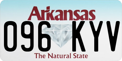 AR license plate 096KYV