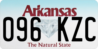 AR license plate 096KZC