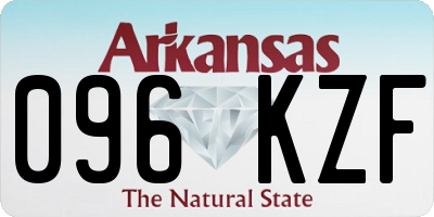 AR license plate 096KZF