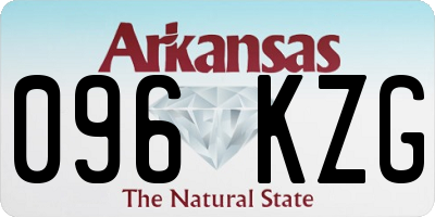 AR license plate 096KZG