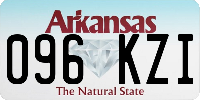 AR license plate 096KZI