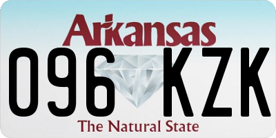 AR license plate 096KZK