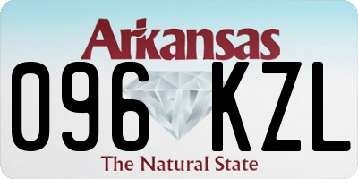 AR license plate 096KZL