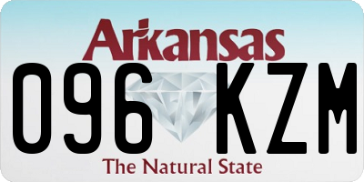AR license plate 096KZM