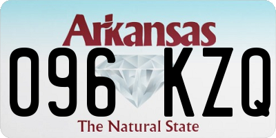 AR license plate 096KZQ