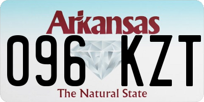 AR license plate 096KZT