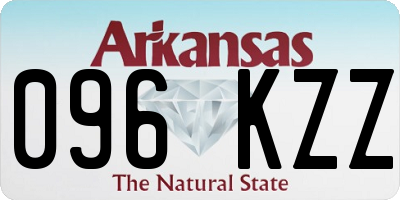 AR license plate 096KZZ