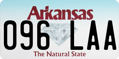 AR license plate 096LAA