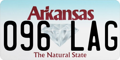 AR license plate 096LAG