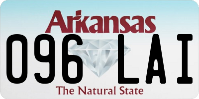 AR license plate 096LAI
