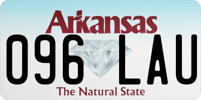 AR license plate 096LAU