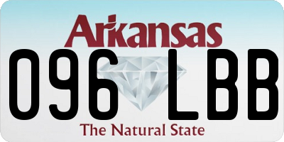 AR license plate 096LBB