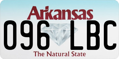 AR license plate 096LBC