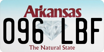 AR license plate 096LBF