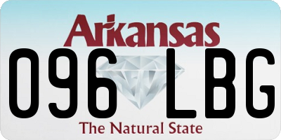 AR license plate 096LBG