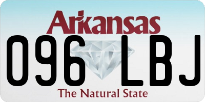 AR license plate 096LBJ