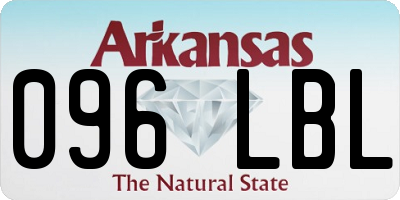 AR license plate 096LBL