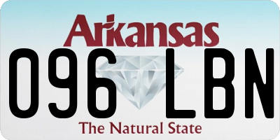 AR license plate 096LBN