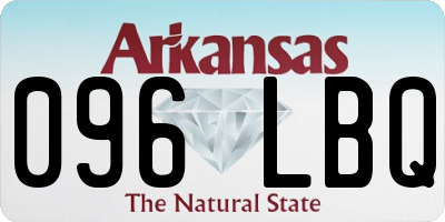 AR license plate 096LBQ