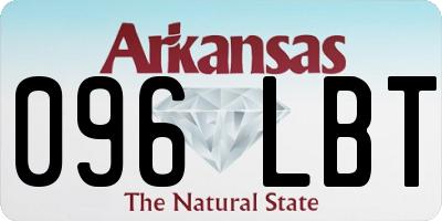 AR license plate 096LBT