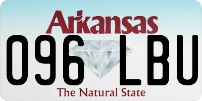 AR license plate 096LBU
