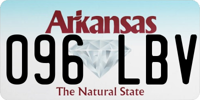 AR license plate 096LBV