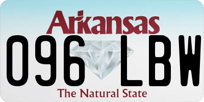 AR license plate 096LBW