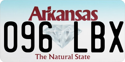 AR license plate 096LBX