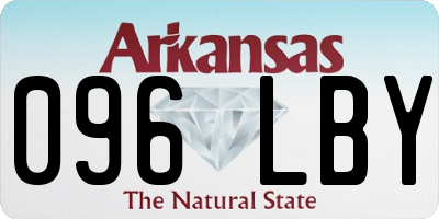 AR license plate 096LBY