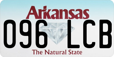 AR license plate 096LCB