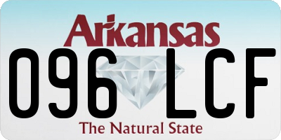 AR license plate 096LCF